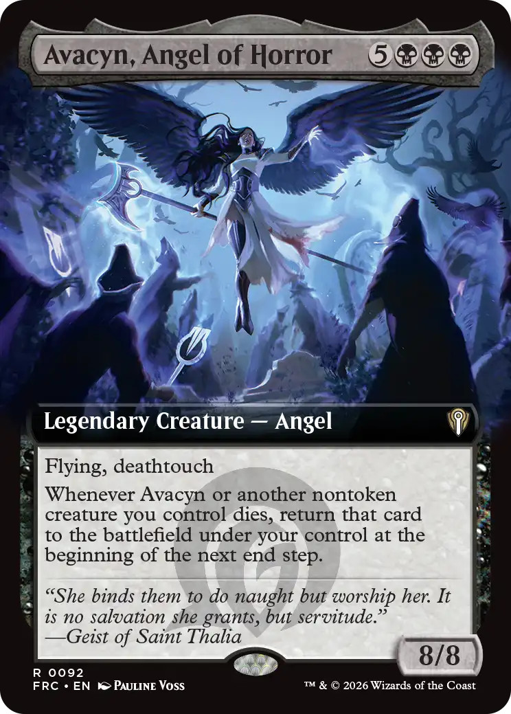 [Pre-Order] MTG Avacyn, Angel of Horror FRC English Extended Art
