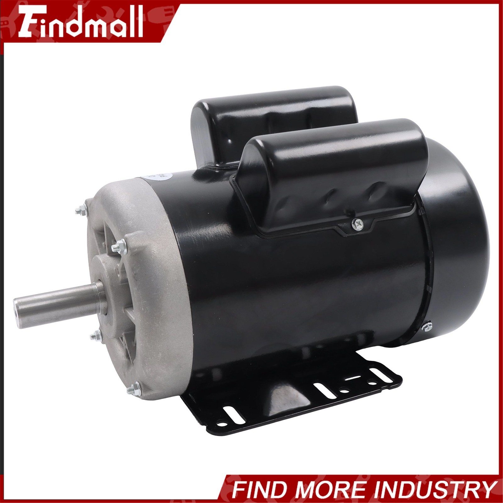 Findmall 3HP Farm Duty Electric Motor 3450RPM 145T TEFC 1 Phase 230V 60Hz