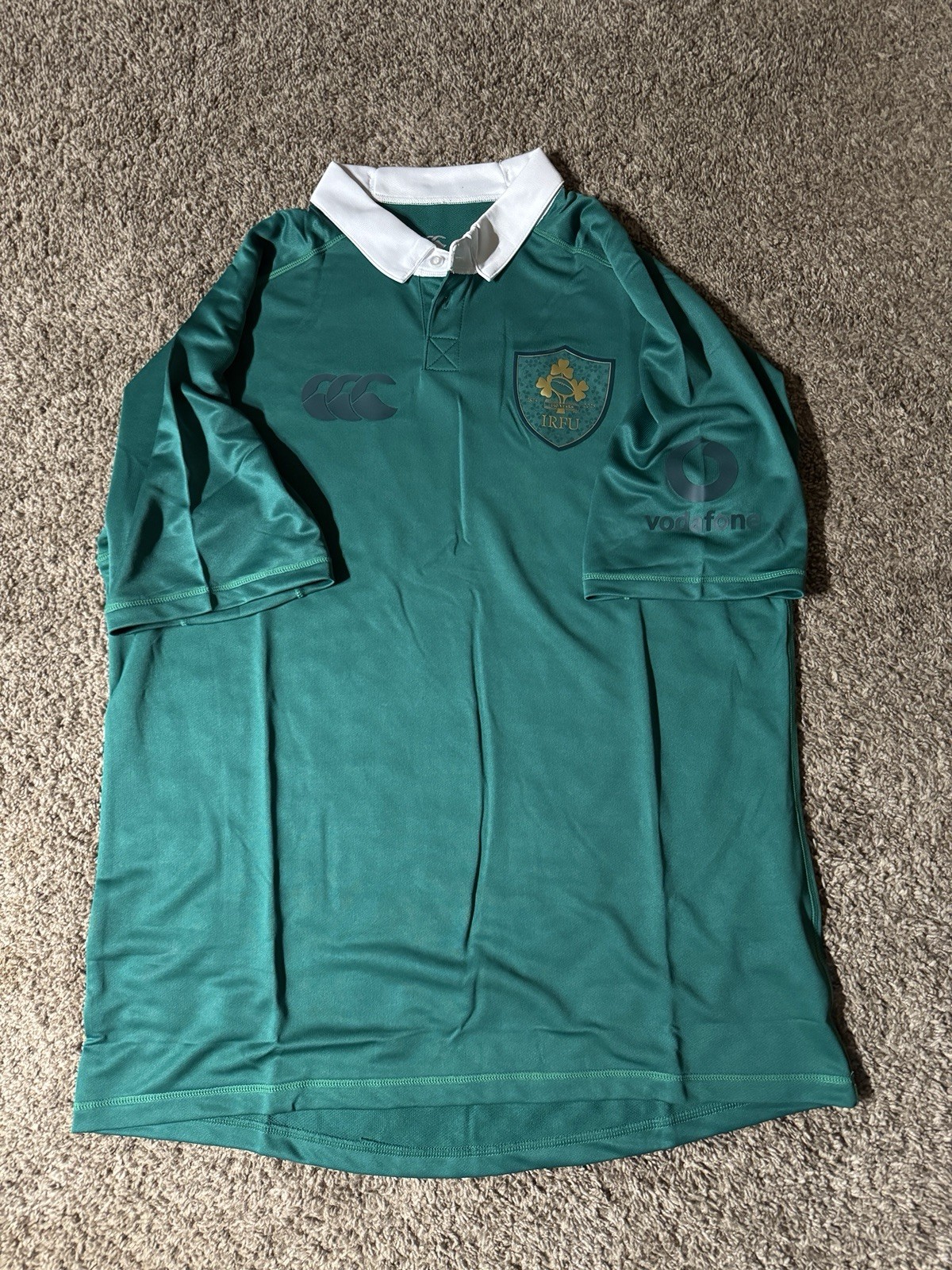 IRELAND RUGBY 150TH ANNIVERSARY HOME JERSEY BY CANTERBURY SIZE 3XL