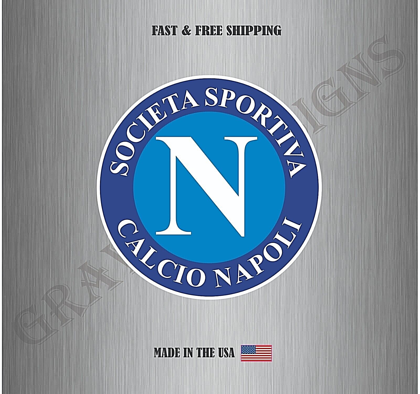 NAPOLI FC Calcio Serie A Italy Football Soccer Sticker Decal Car Bumper Laptop