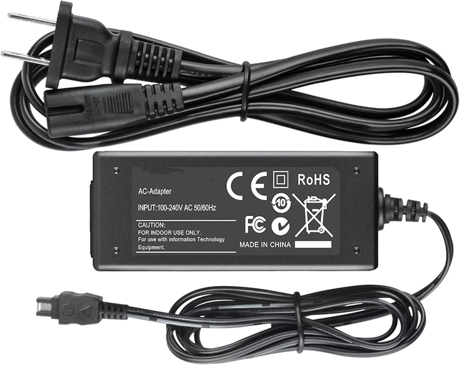 AC/DC Battery Power Charger Adapter for Sony Camcorder HDR-XR200 V/E HDR-XR106 V