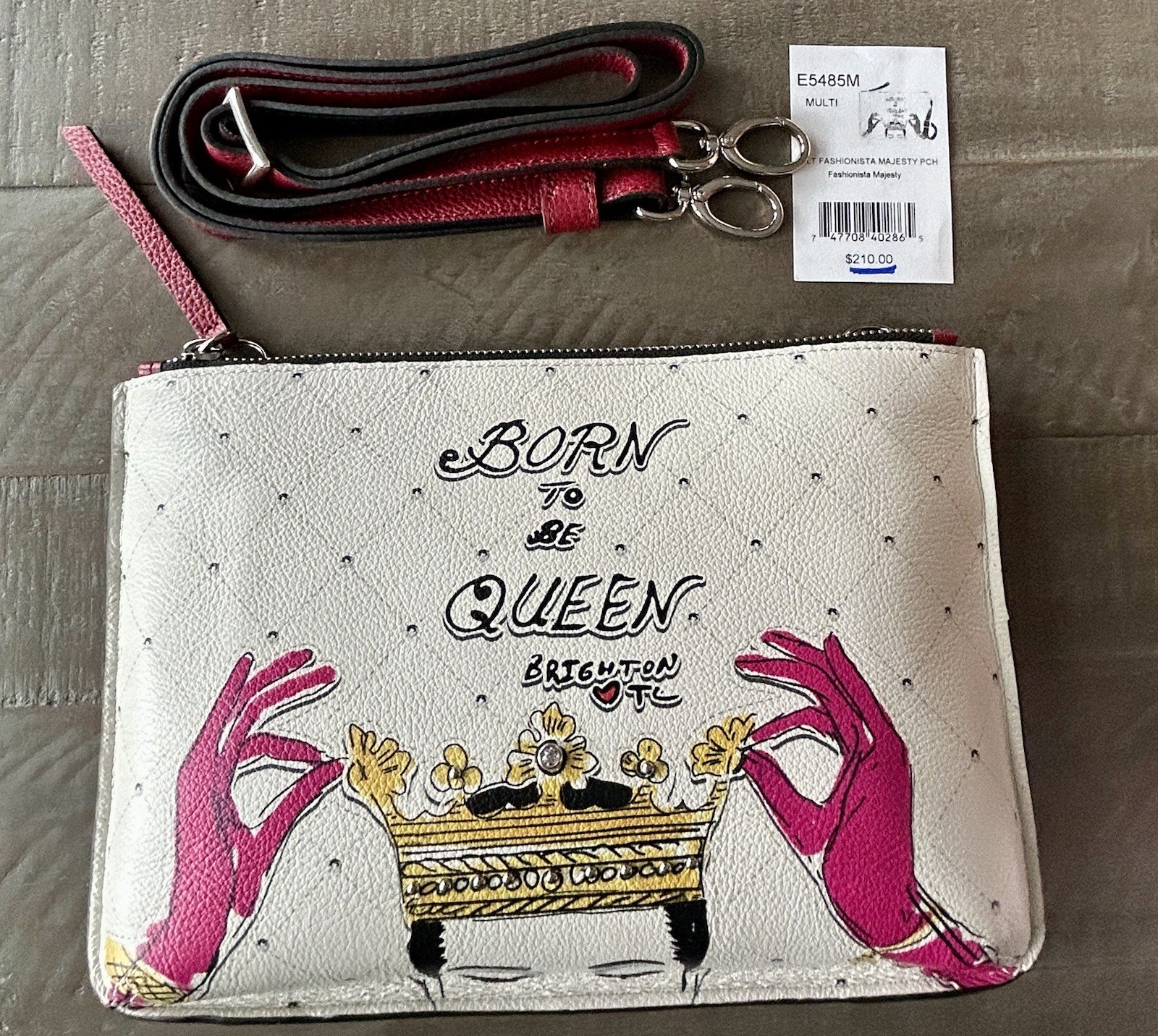 Brighton Fashionista Majesty Pouch NWT & Sold Out ~ Born To Be Queen 👑 Brighton Fashionista Majesty Pouch NWT & Sold Out ~ Born To Be Queen 👑