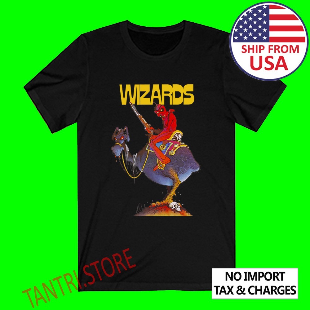 Wizards Ralph Bakshi Movie Men\'s Black Size S to 3XL