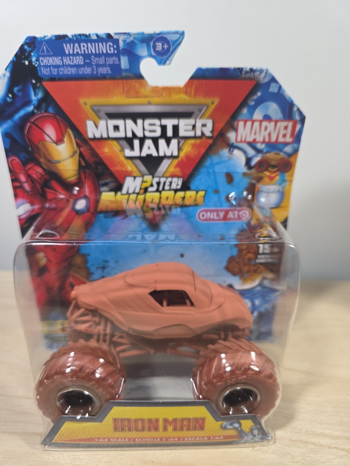 Spin Master Monster Jam Mystery Mudders Iron Man 1:64 Diecast True Metal Truck Spin Master Monster Jam Mystery Mudders Iron Man 1:64 Diecast True Metal Truck