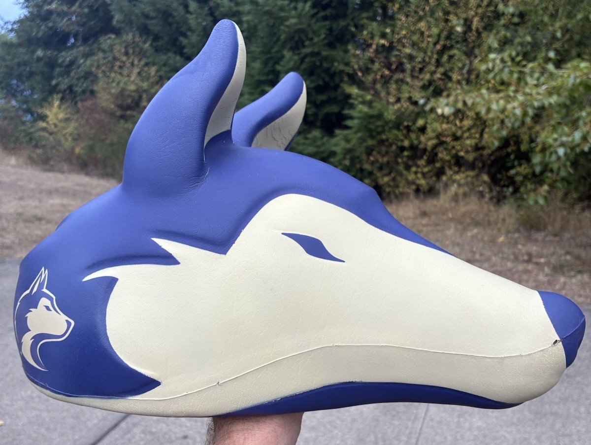Vintage Washington Huskies Dawghead Foamheads Foam Hat Purple Gold NCAA UW