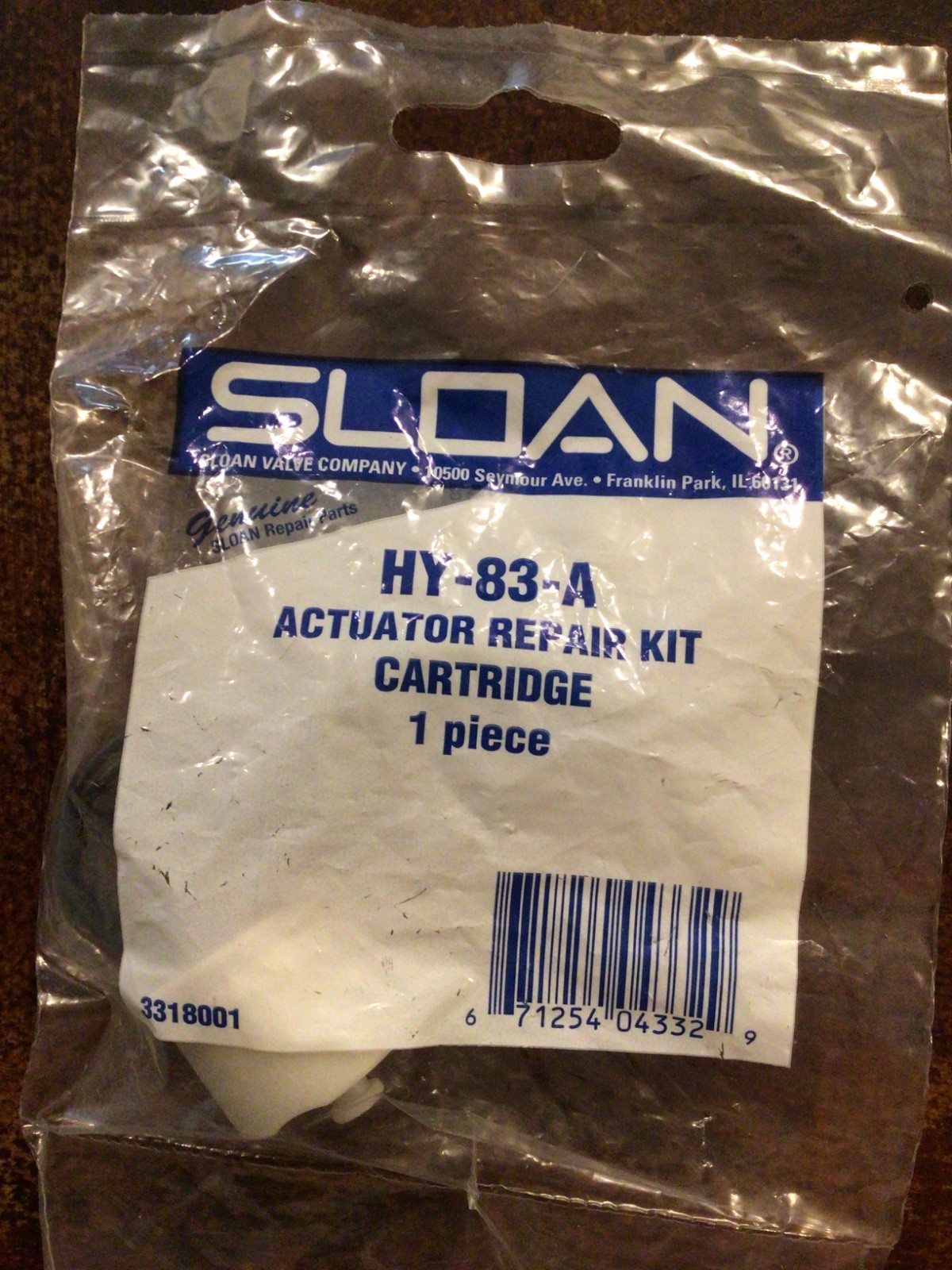 NEW Sloan HY-83-A  Actuator Repair Kit Cartridge 11932