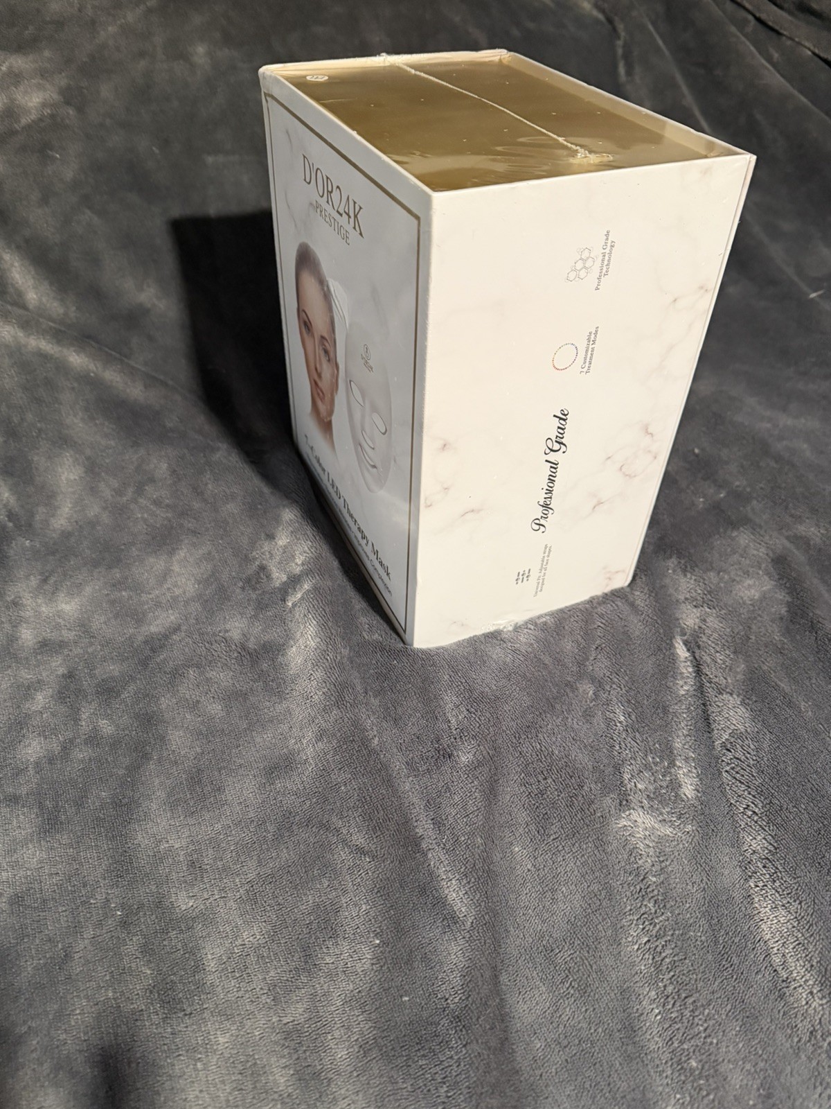 D\'OR24K Prestige 7-Color LED Therapy Mask Rejuvenates Reduces Wrinkles Face