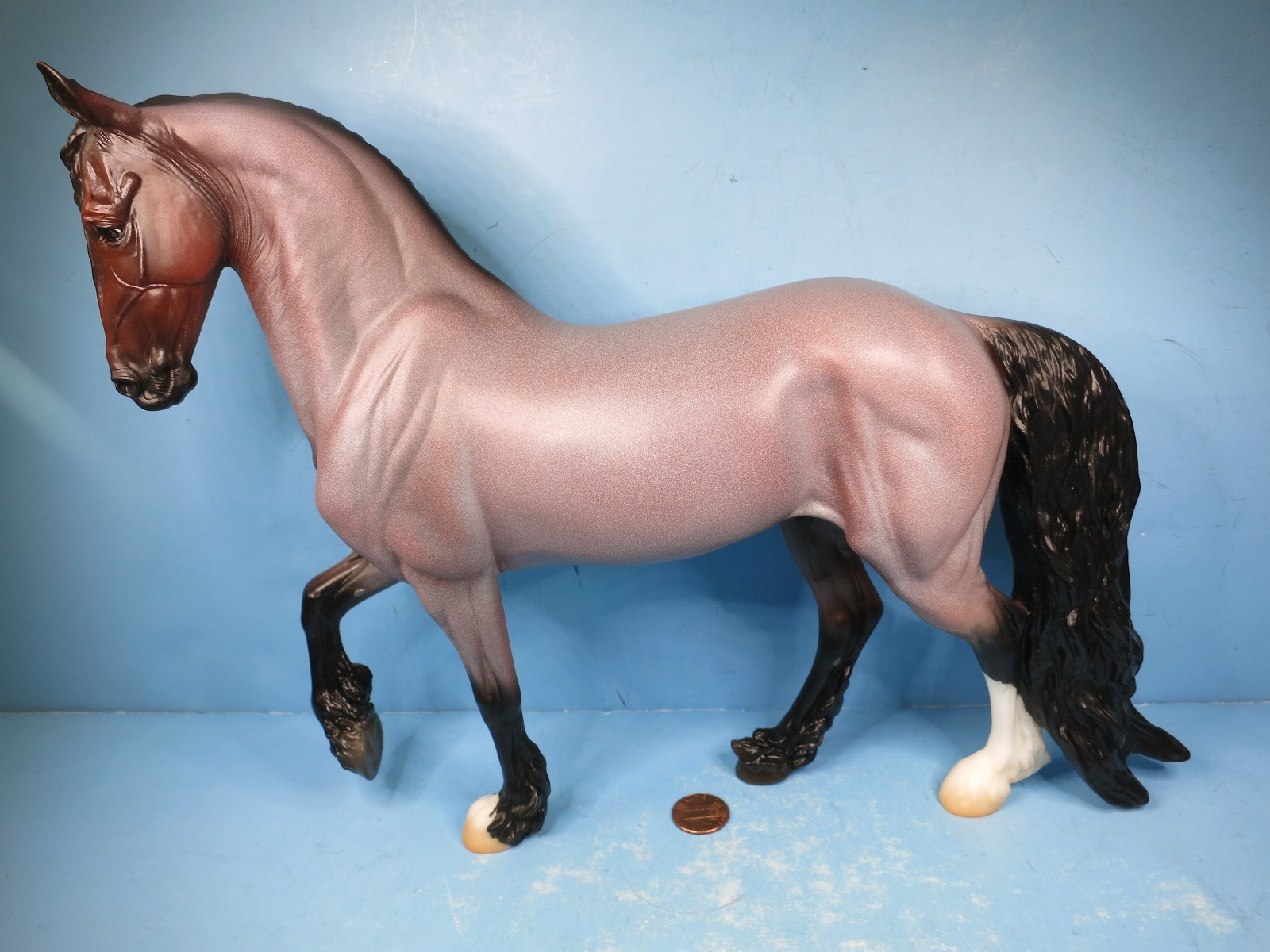 BREYER BREYERFEST 2026-MATTE Bay Roan Scandi Surprise-Vermeer Mold-NEW BREYER BREYERFEST 2026-MATTE Bay Roan Scandi Surprise-Vermeer Mold-NEW