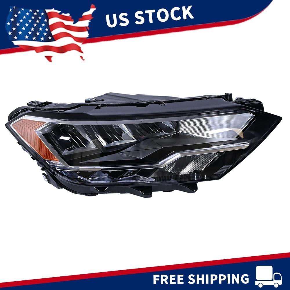 For 2019-2023 Volkswagen Jetta Non-Projector LED Right Headlight Passenger Side