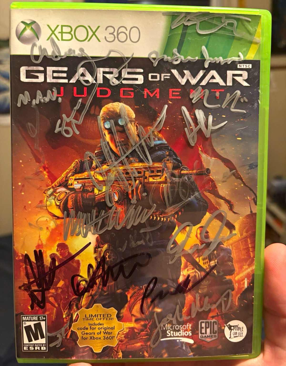 (Signed) Gears of War: Judgment for the Xbox 360 (Signed) Gears of War: Judgment for the Xbox 360
