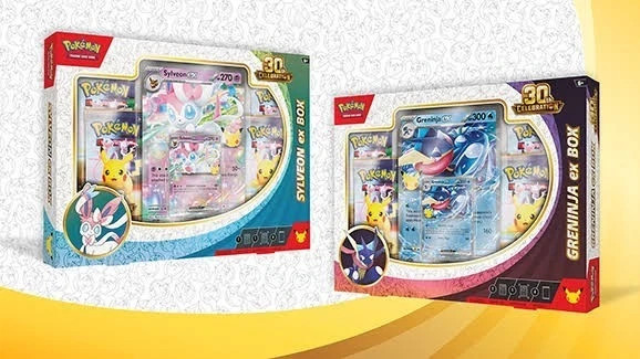 Pokemon TCG 30th Anniversary Celebration ex Box set of 2 sealed Pokemon TCG 30th Anniversary Celebration ex Box set of 2 sealed