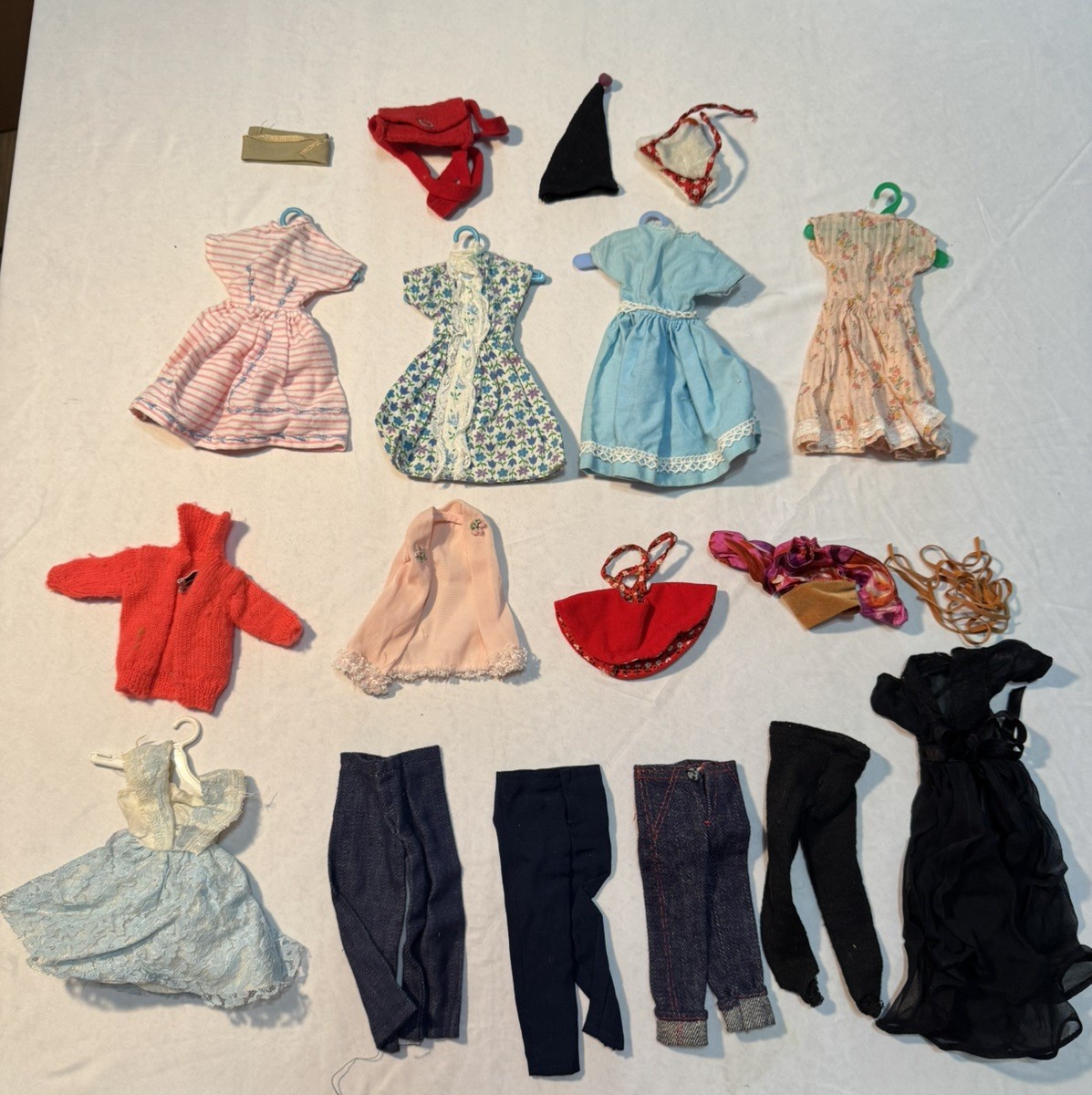 Vintage Barbie-Ken and other fashion (GI.Joe, mommy made? doll clothes/mix