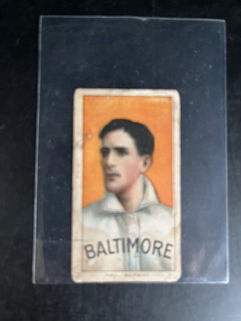 Bob Hall  - 1909- 1911  -  T206 - Baltimore - Piedmont back - low grade