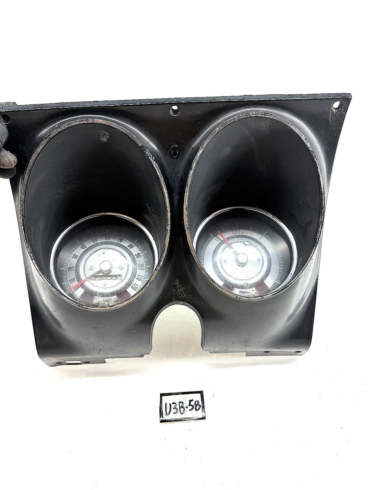 1967 1968 Camaro Firebird Fuel Gauge Cluster w/ 120 mph Speedometer 6457863 U3B
