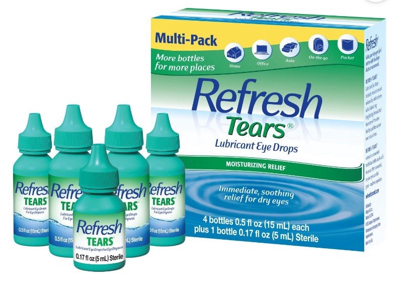 Refresh Tears Lubricant Eye Drops 4+1 Bonus Multi-Pack, 65 ml.