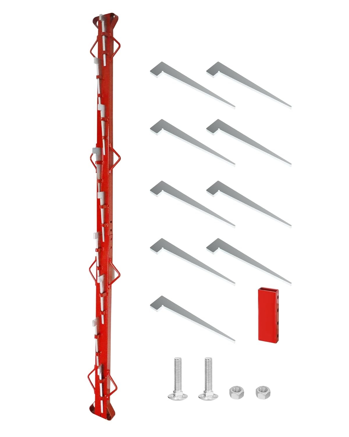8ft Woven Wire Fence Stretcher Bar with 9 Wedges,  Wire Stretcher Fence