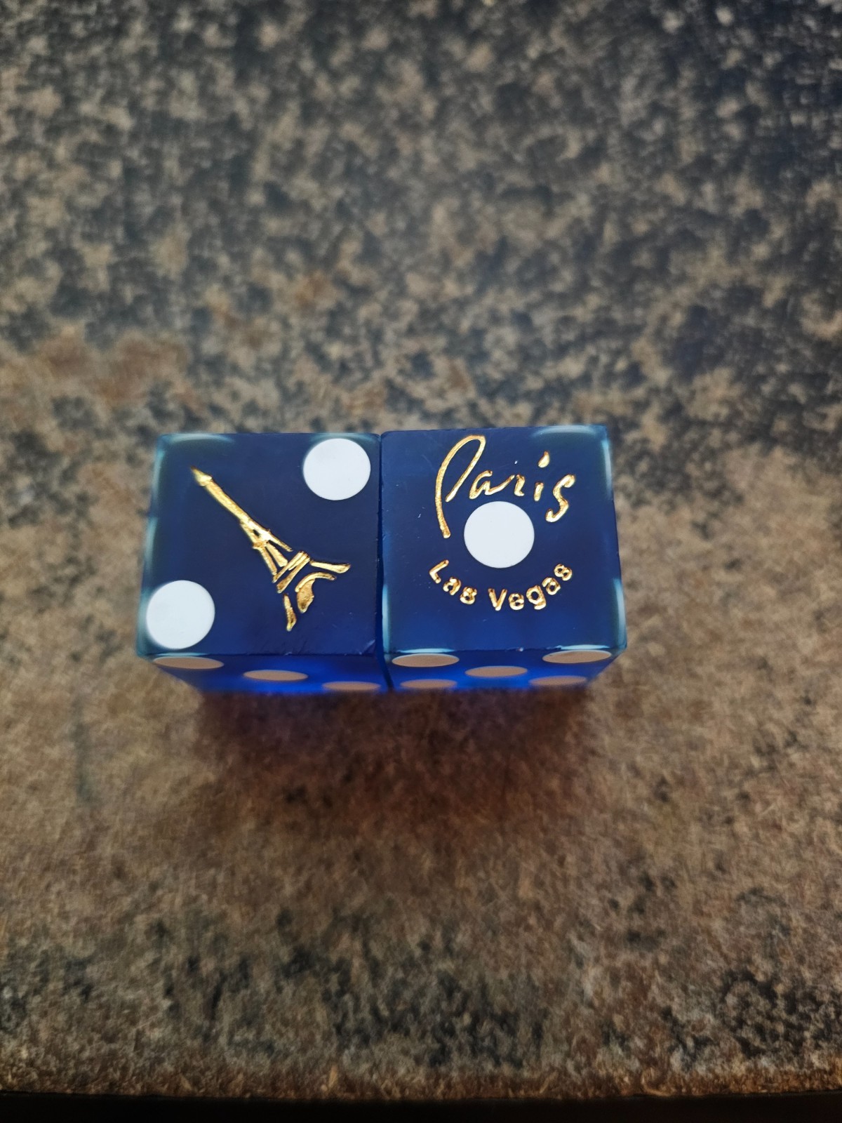 PARIS LAS VEGAS CASINO DICE MATCHING #'S PARIS LAS VEGAS CASINO DICE MATCHING #'S