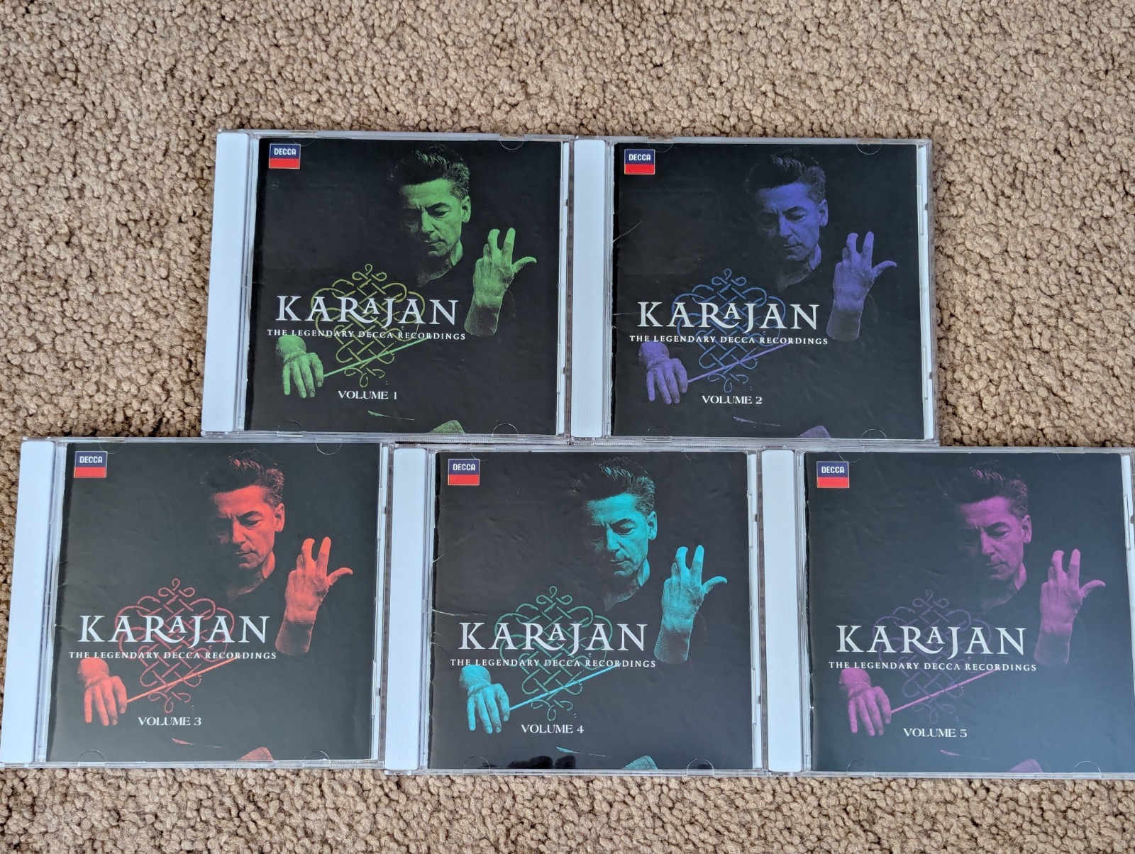 Legendary Decca Recordings - Karajan 5 Vols. Beethoven, Brahms, Haydn, Mozart... Legendary Decca Recordings - Karajan 5 Vols. Beethoven, Brahms, Haydn, Mozart...