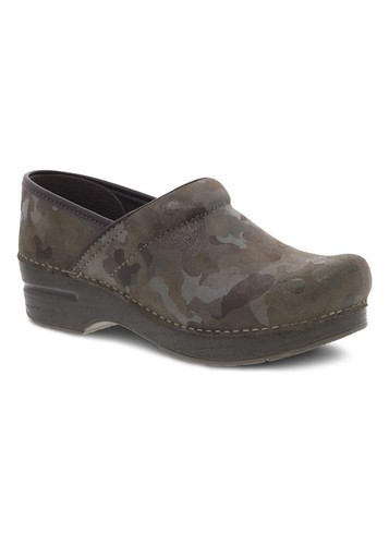 Dansko Professional Clogs Suede Camo Slip On Size 36, US 5.5 / 6 Dansko Professional Clogs Suede Camo Slip On Size 36, US 5.5 / 6