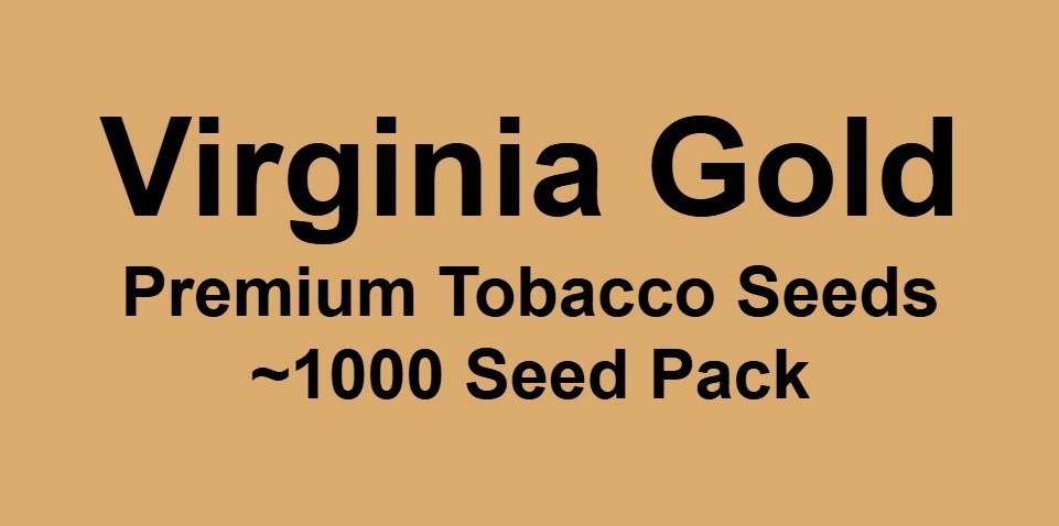 1000 Virginia Gold Tobacco Seeds ~ Heirloom Nicotiana Tabacum ~ Fast grow 1000 Virginia Gold Tobacco Seeds ~ Heirloom Nicotiana Tabacum ~ Fast grow
