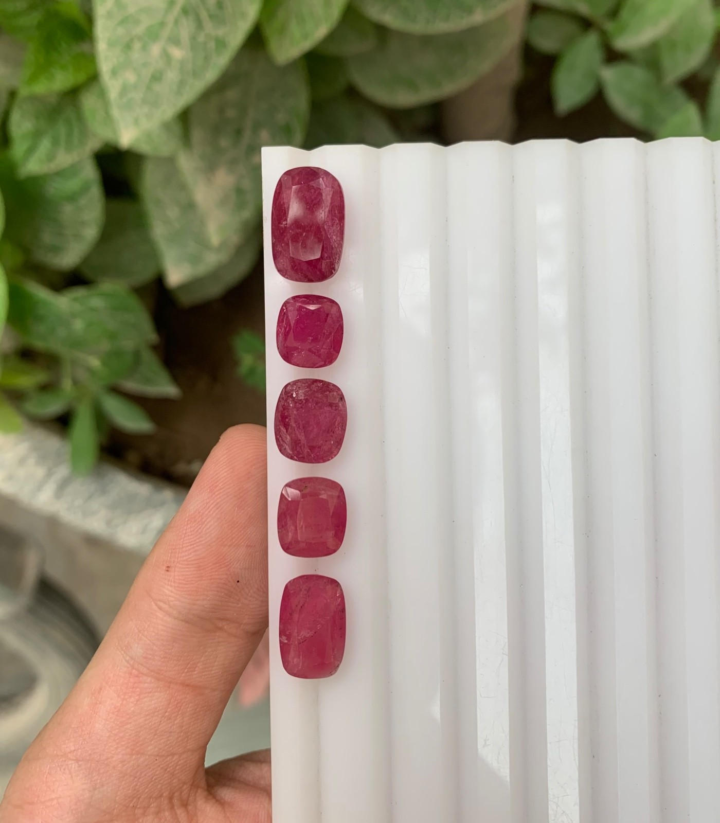 28.80 Ct Natural Rubellite Tourmaline Loose Pink Gemstone Lot Afghan 5 Pcs