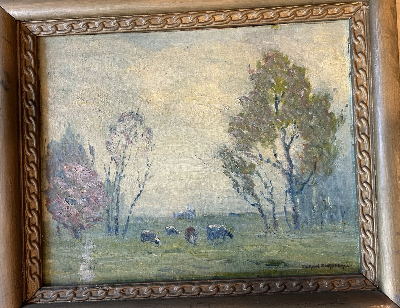 ORIGINAL ART:  Impressionist Artist Clark S. Marshall