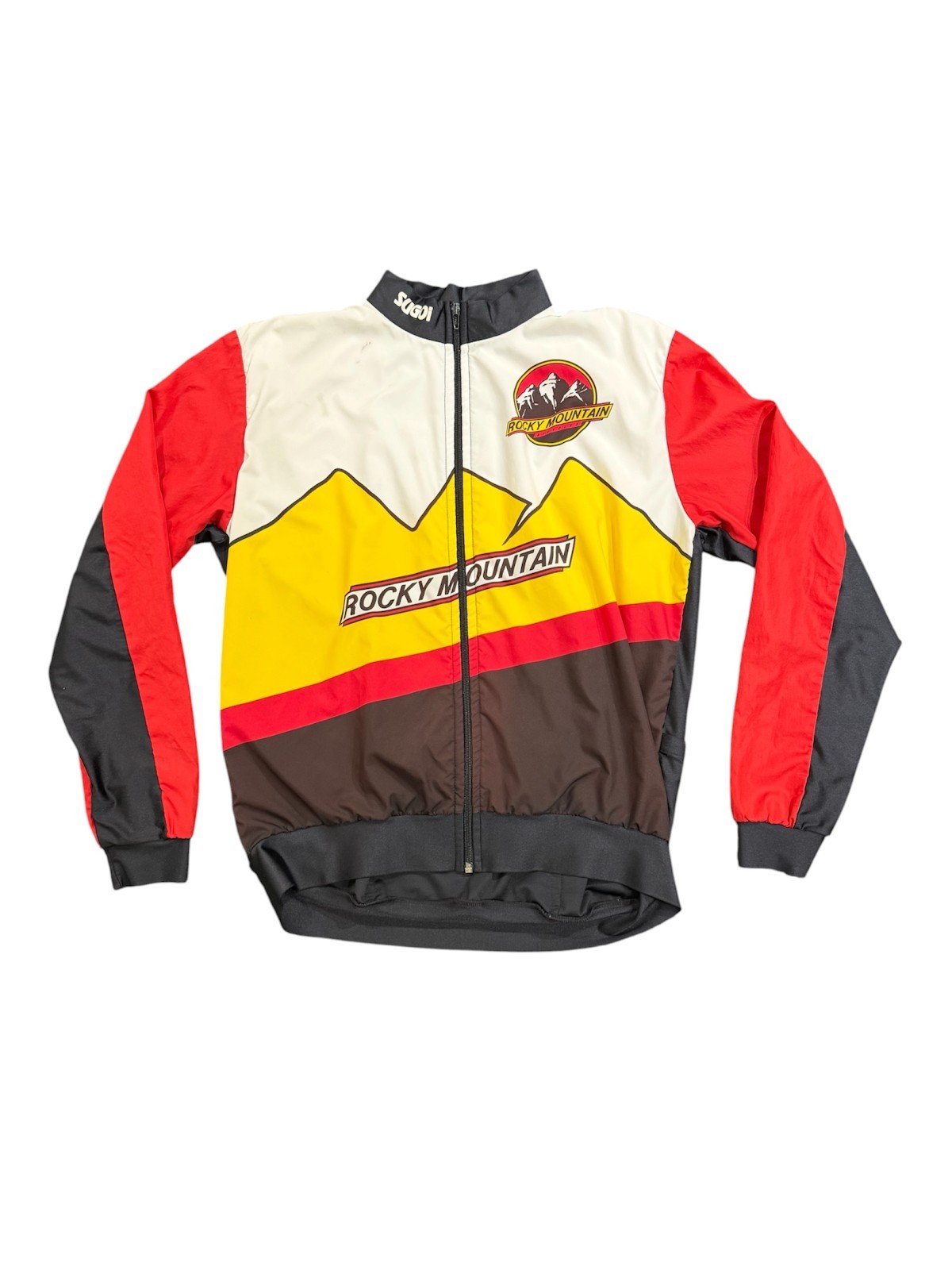 Vintage Rocky Mountain Bicycle Jacket Bike 90s MTB Rocky Team Sports Sugoi Retro