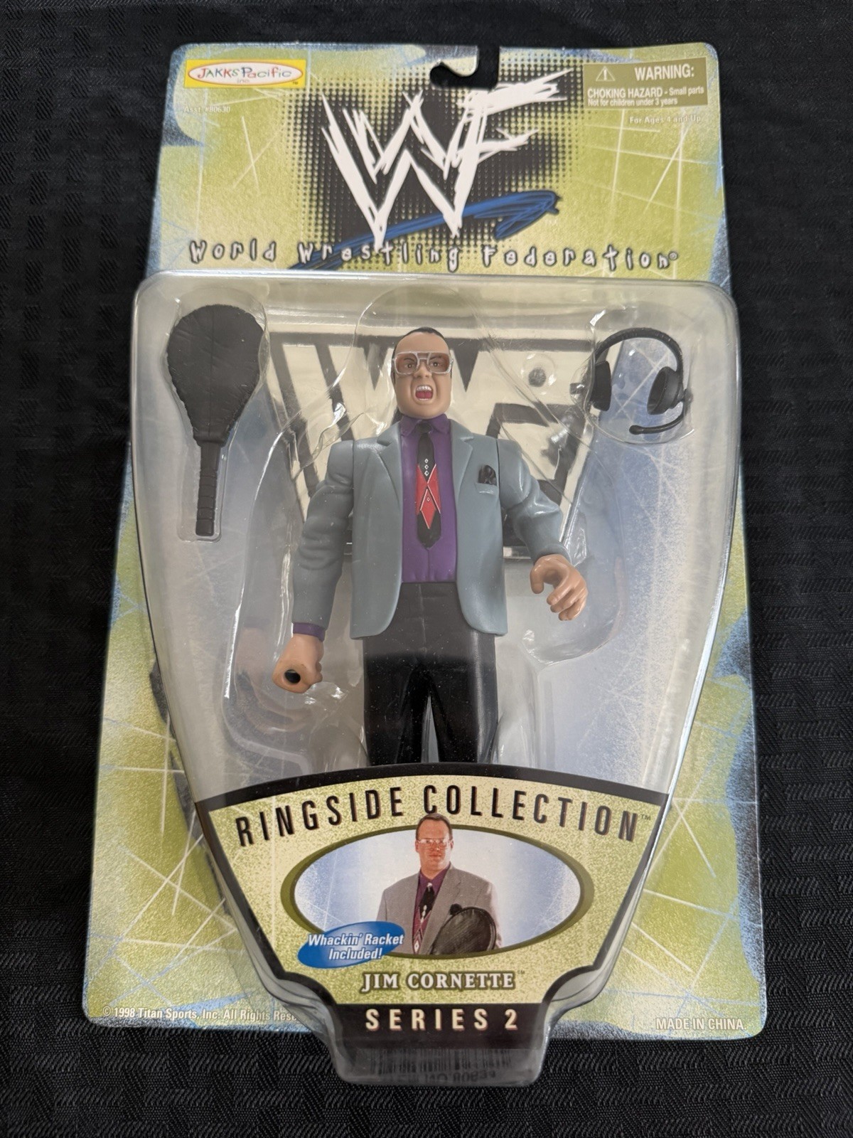 WWF Ringside Collectable series 2 Jim Cornette by Jakks Pacific 1996
