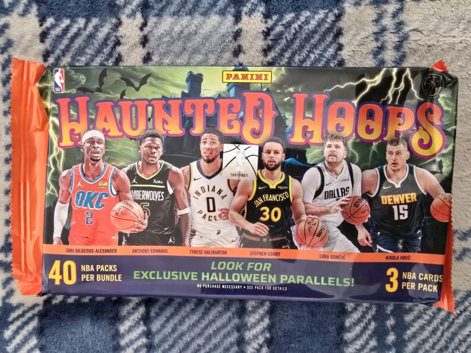 2 Box 2023-24 Panini HAUNTED HOOPS BASKETBALL Halloween Exclusive 40 Pack SEALED