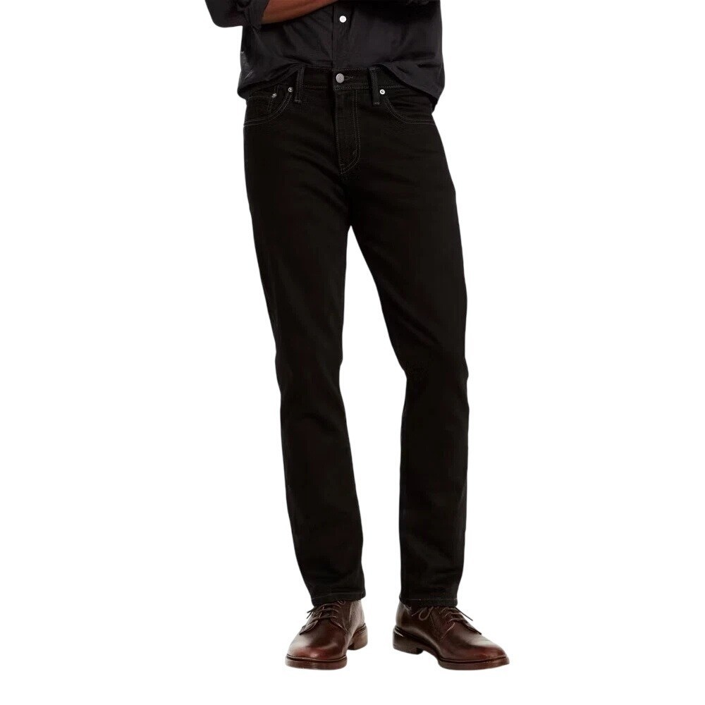 NWT Levi\'s 511 Men\'s W32 L30 Slim Straight Black Stretch Jeans