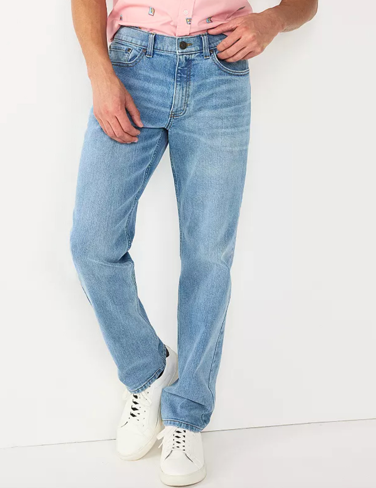 Men\'s Sonoma Goods For Life Regular-Fit The Everyday Jeans - Light Stone