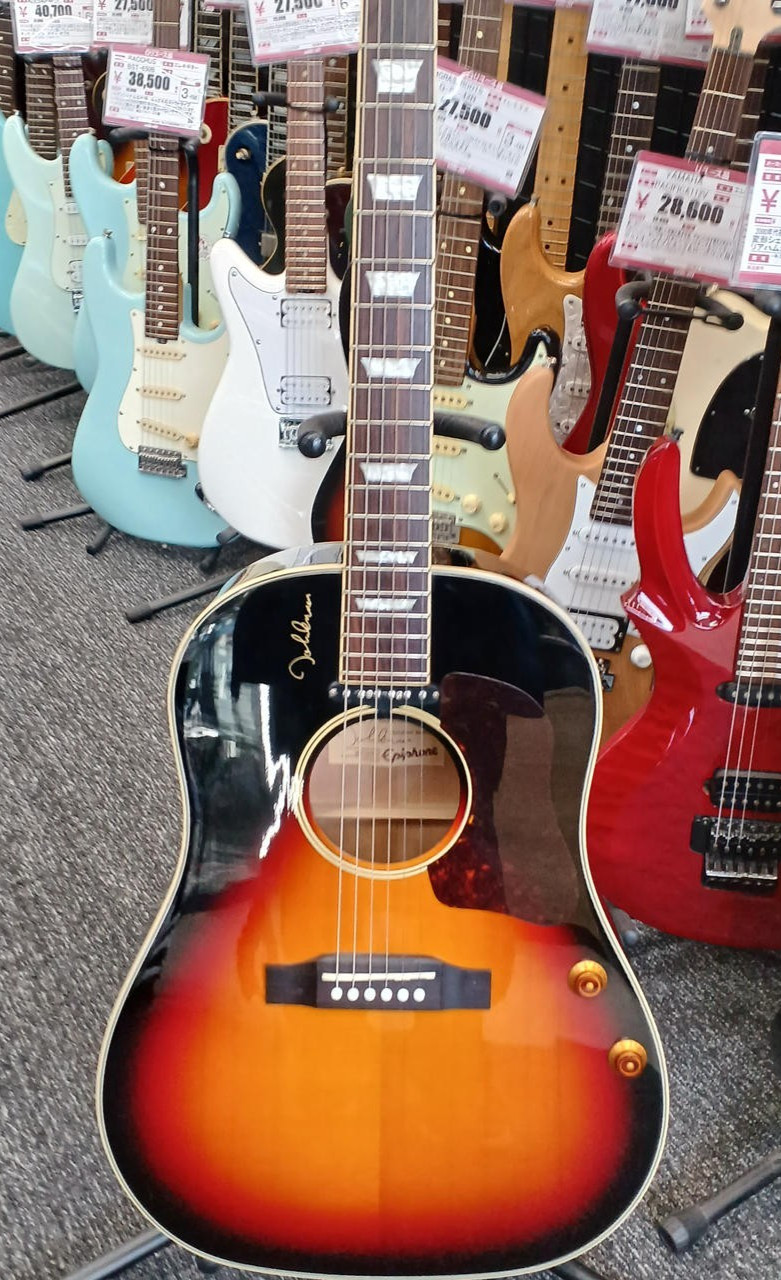 Epiphone EJ-160E VC Acoustic Electric Guitar Solid Spruce Magnetic Pickup