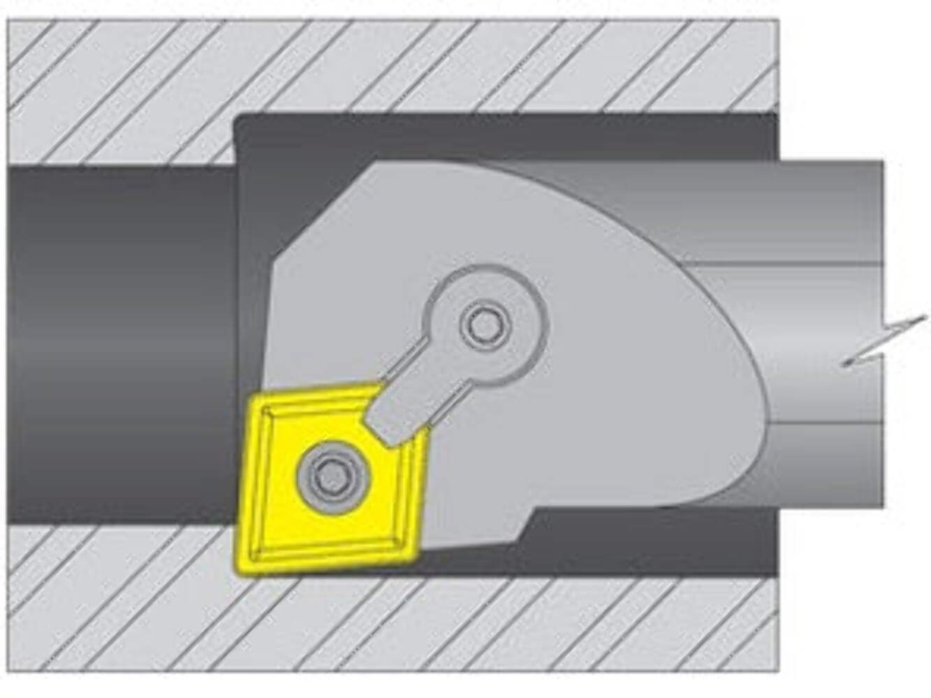 Dorian 55022, S28U-MCLNR-4 Boring Bar for CNM_432 Inserts
