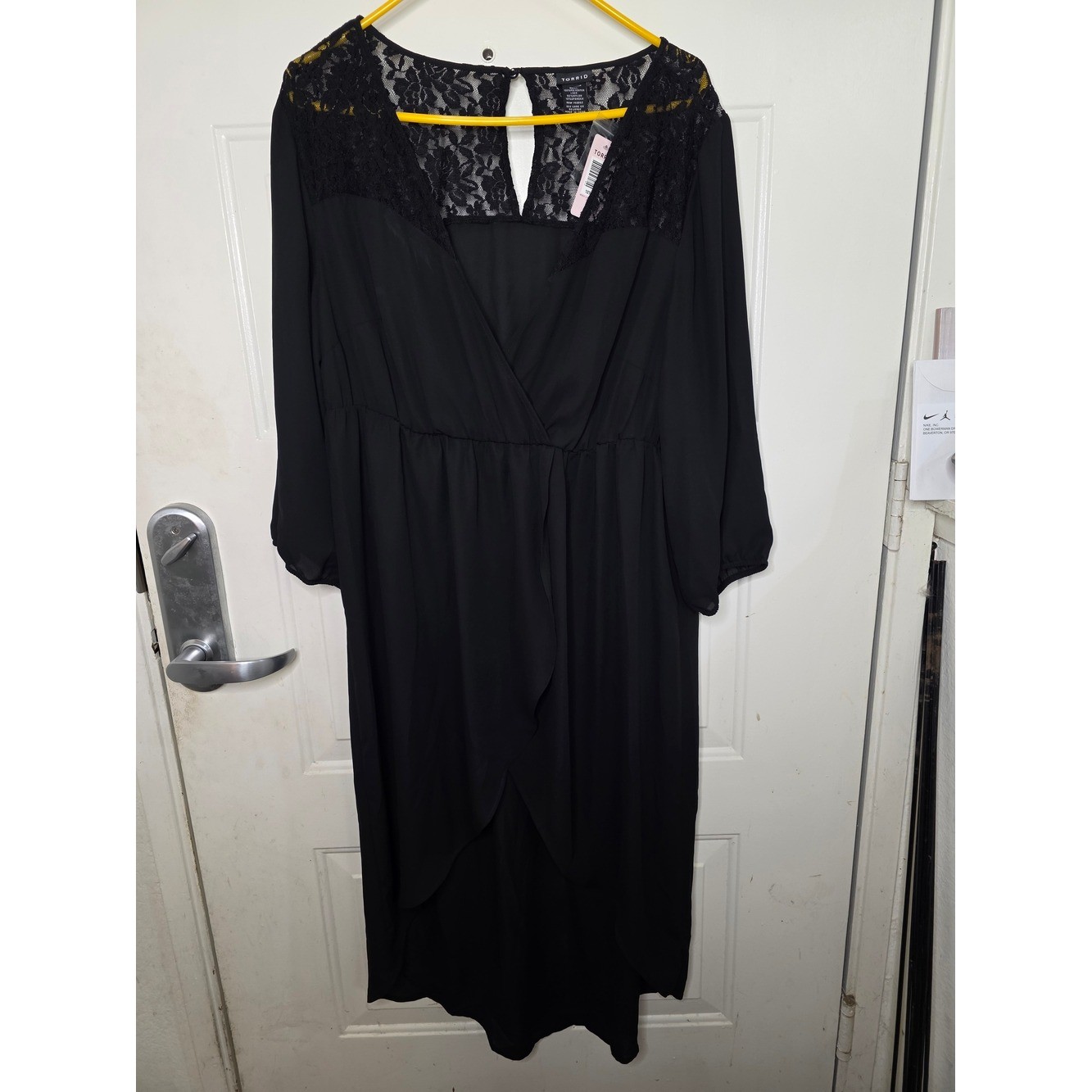 NWT Torrid Black Lace Yoke Dress Size 1 (1x) NWT Torrid Black Lace Yoke Dress Size 1 (1x)