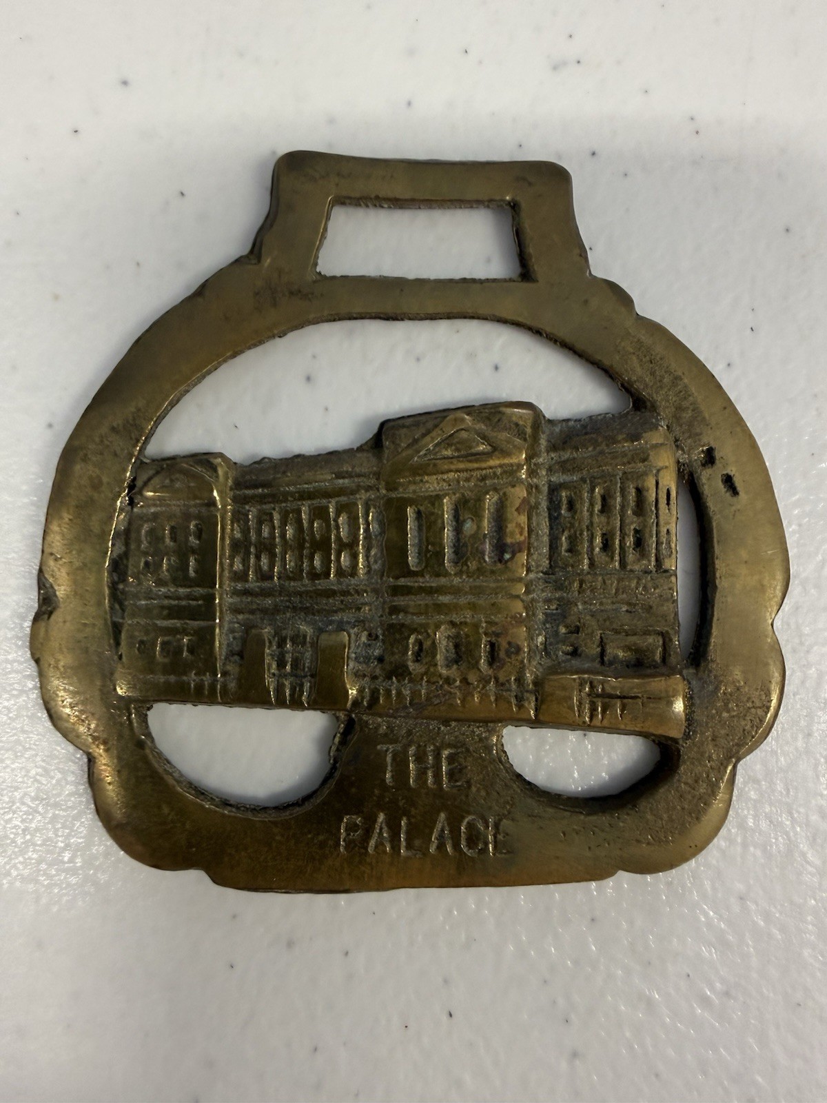 Vintage English Brass Horse Harness Medallion \