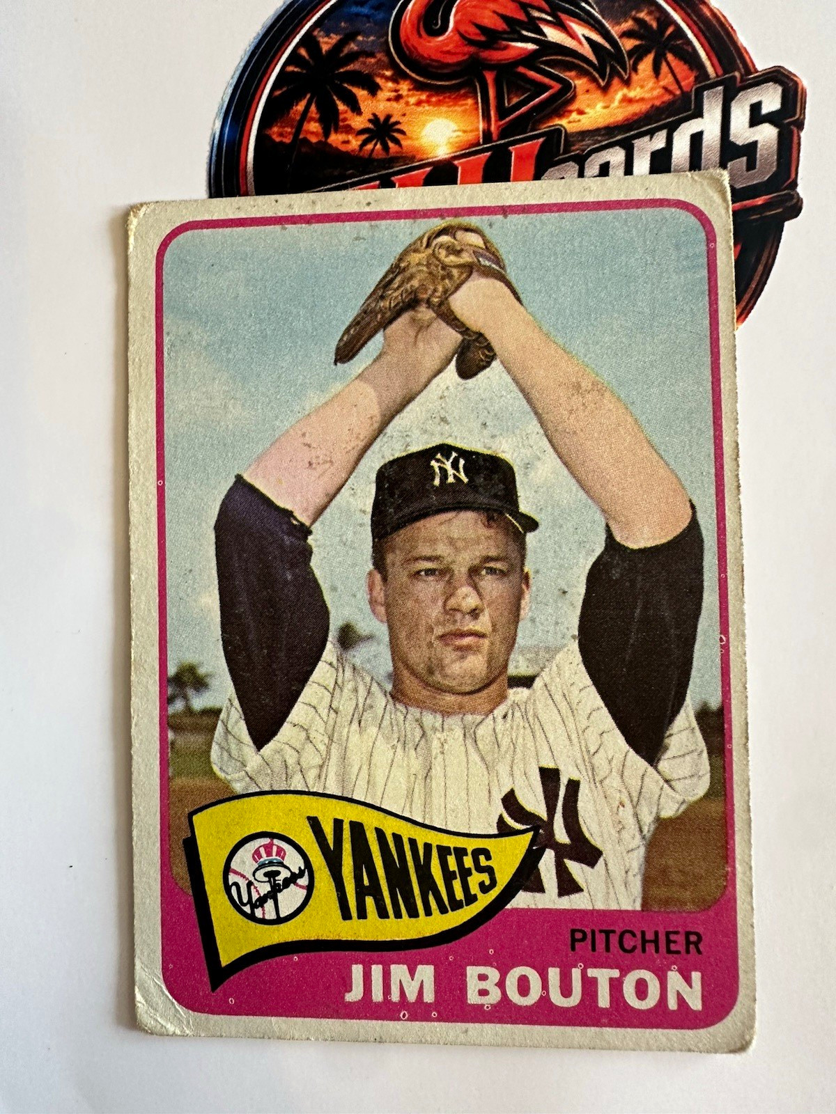 Topps 1965 Jim Bouton Base Set #30 New York Yankees MLB Baseball Card Topps 1965 Jim Bouton Base Set #30 New York Yankees MLB Baseball Card