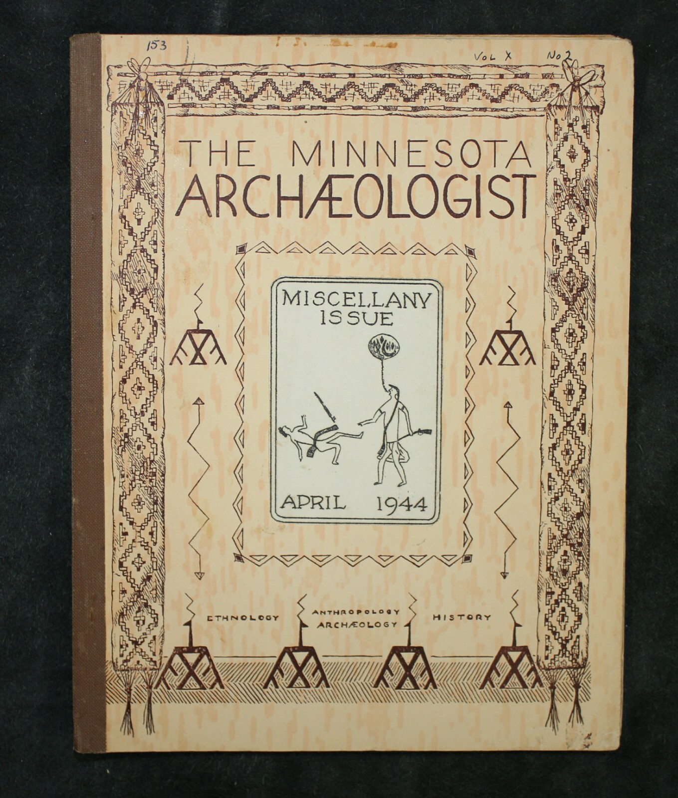 Minnesota Archaeologist Quarterly 1944 Iroquois Long House Santee Dakota