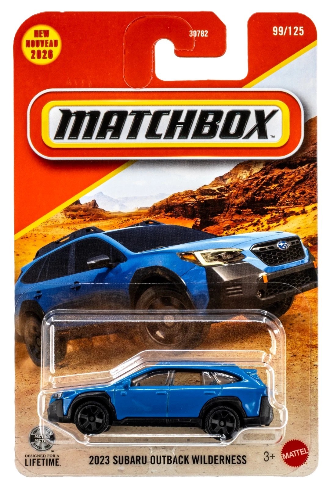2026 Matchbox #99 2023 Subaru Outback Wilderness GEYSER BLUE | FSC