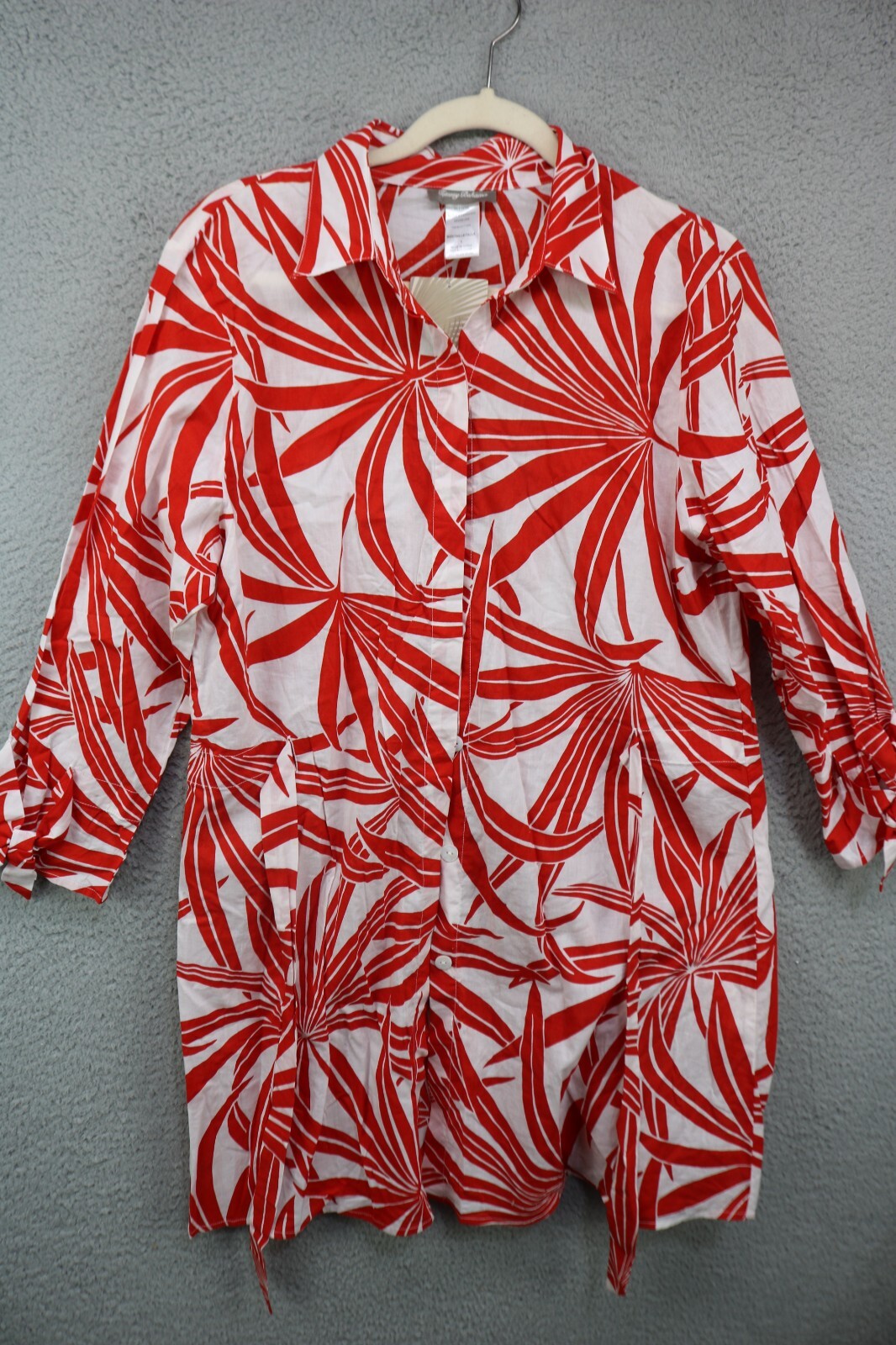 Tommy Bahama Swim Pacific Palm Cover Up-Large-New with Tags-From 2009-Beachy
