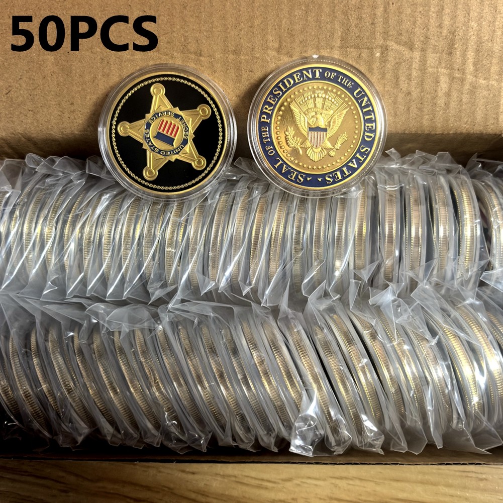 50pcs Secret Service Presidential Challenge Coins 50pcs Secret Service Presidential Challenge Coins
