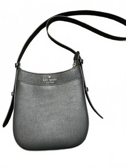 Kate Spade New York Black Pebbled Leather Crossbody Bag
