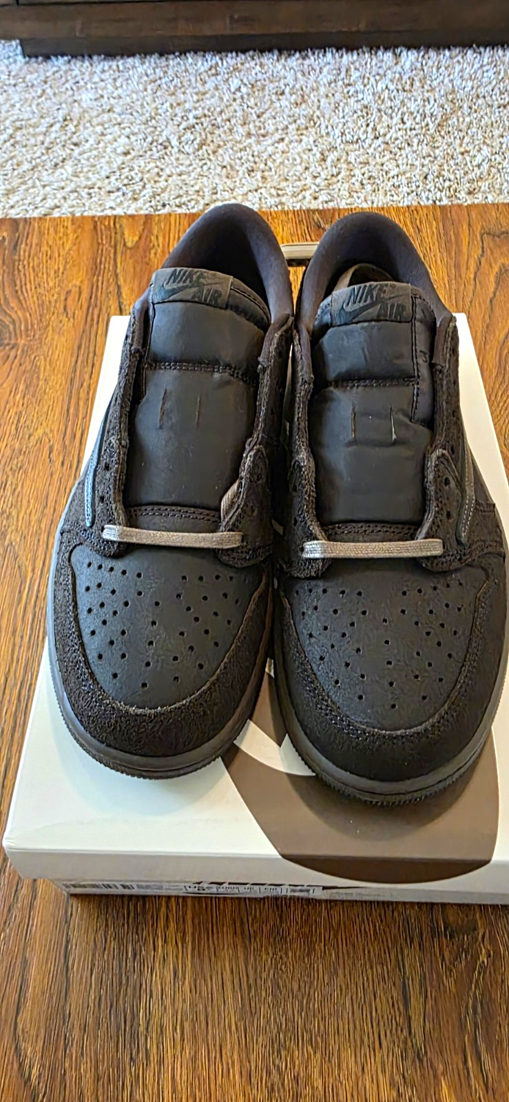 Nike Air Jordan 1 Low OG Travis Scott Velvet Brown DM7866-202 Men Size 8.5 NEW