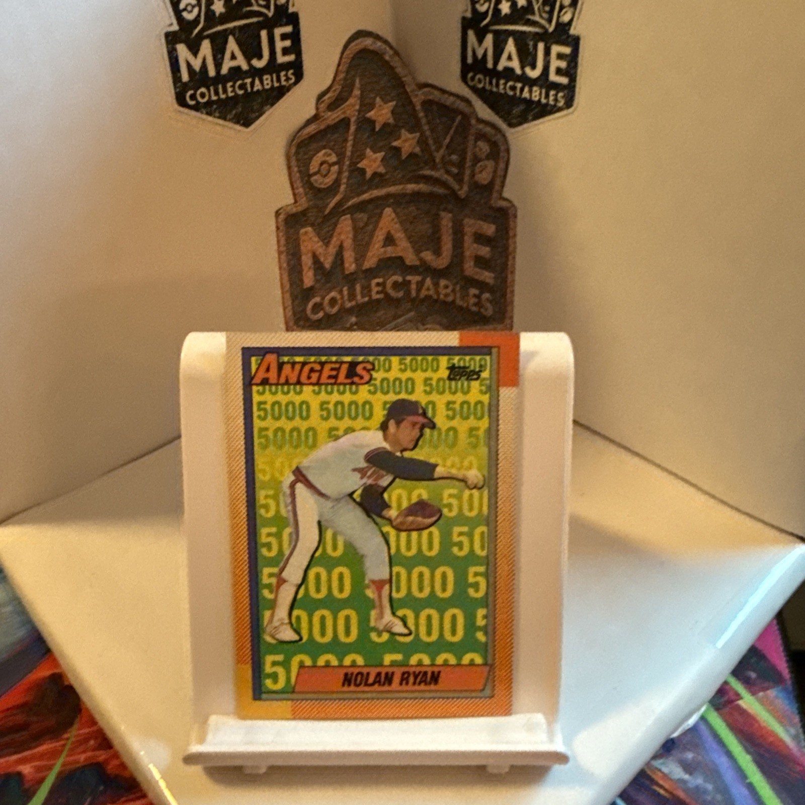 2017 Topps Rediscover bronze 1990 Topps Nolan Ryan #3 angels