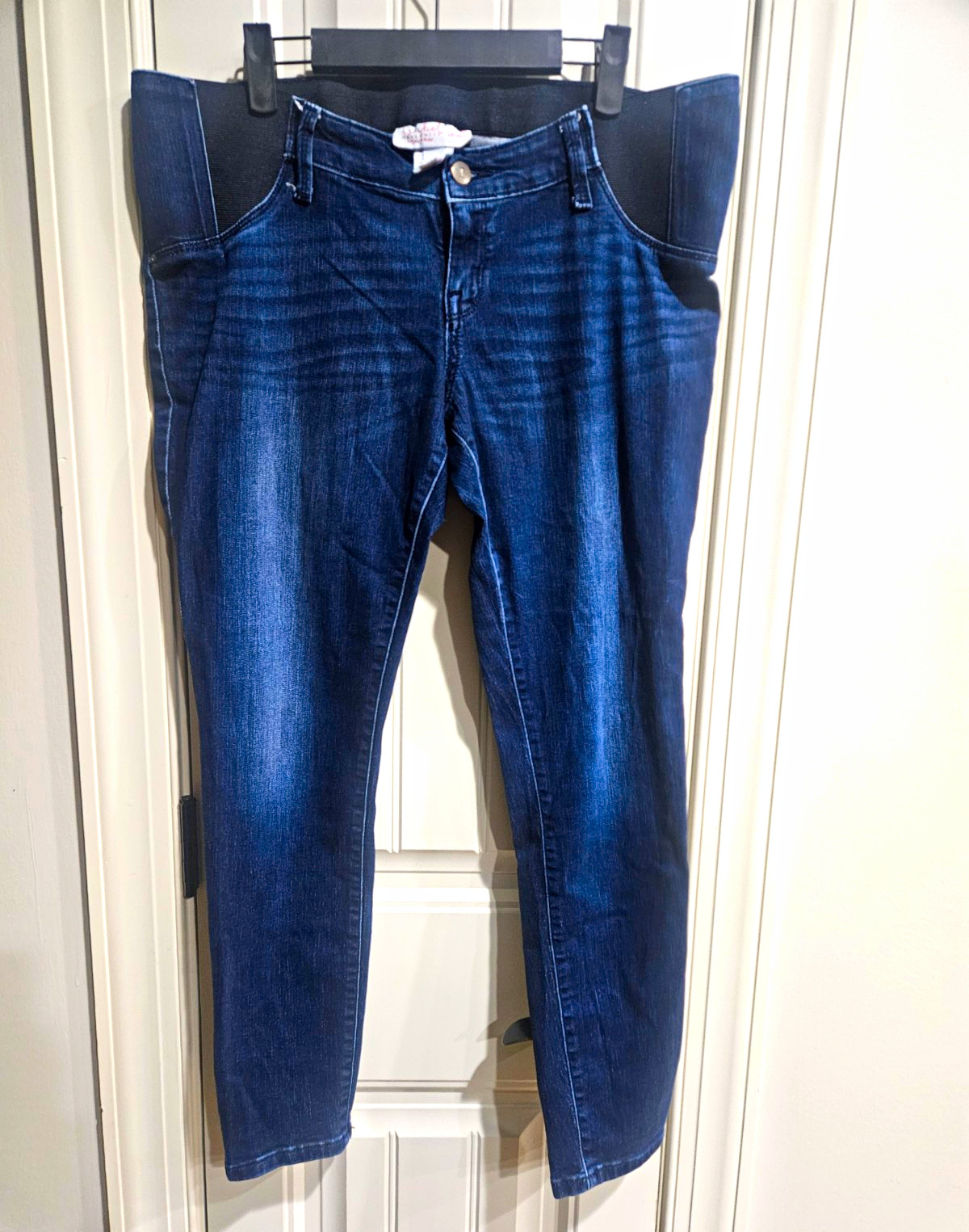 Isabel Maternity by Ingrid & Isabel Women’s Skinny Dark Wash Blue Denim Jeans