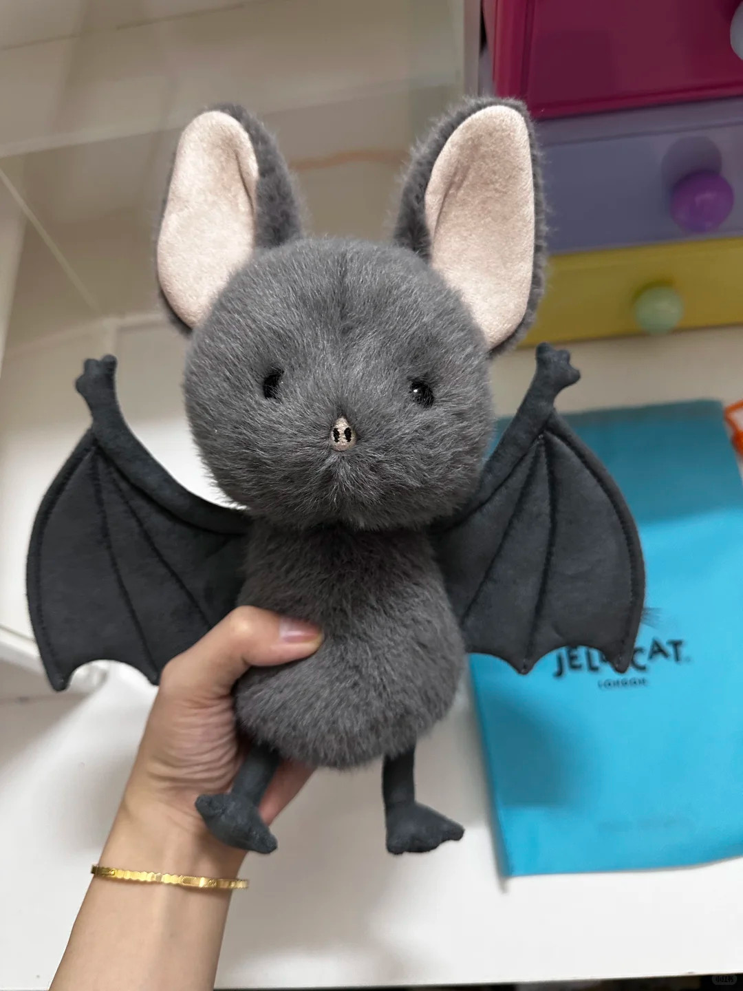 Hard To Find Retired Jellycat Broox Bat 7\