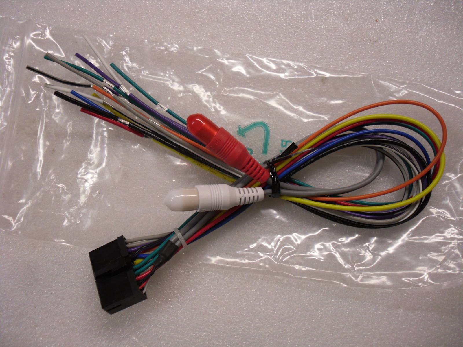 JENSEN 20-PIN RADIO WIRE HARNESS STEREO POWER PLUG CD DVD PLAYER UNIT BACK CLIP