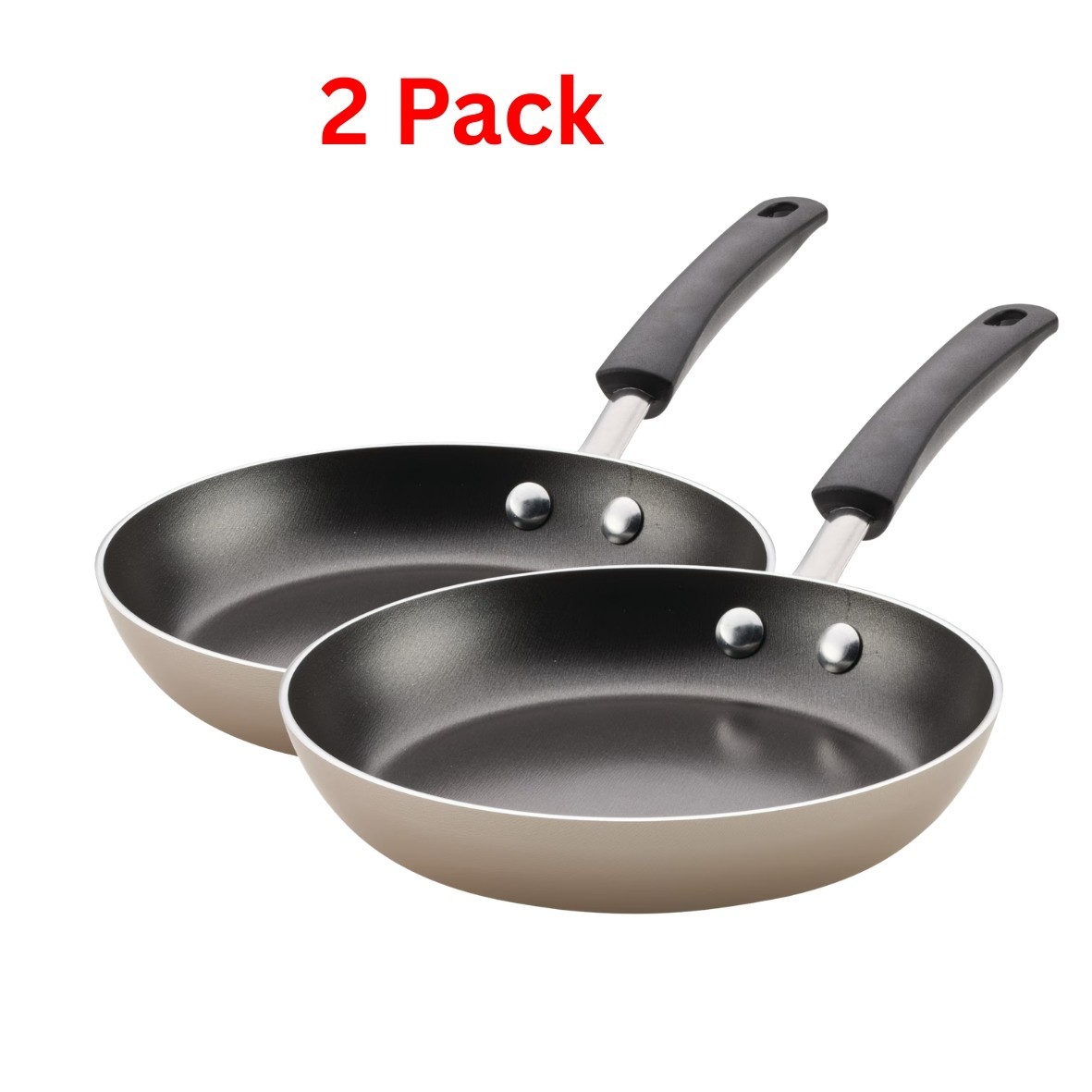 Farberware Easy Clean 8 Inch Nonstick Frying Pan / Skillet, Dishwasher Safe, 2PK Farberware Easy Clean 8 Inch Nonstick Frying Pan / Skillet, Dishwasher Safe, 2PK