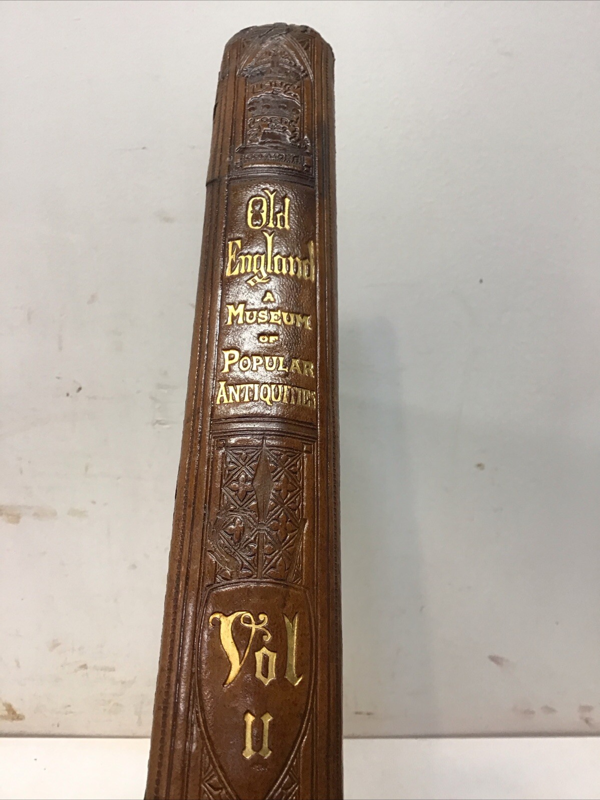 1860’s Era Old England: A Pictorial Museum Illustrated Vol. 2 W/ 12 Color Plates
