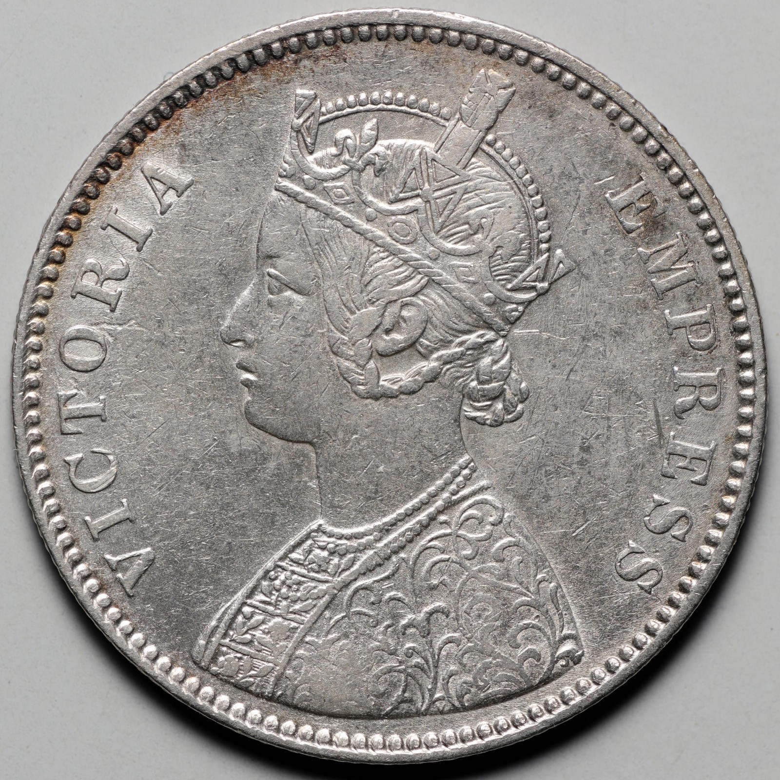 1882 India Princely State of Alwar  Rupee