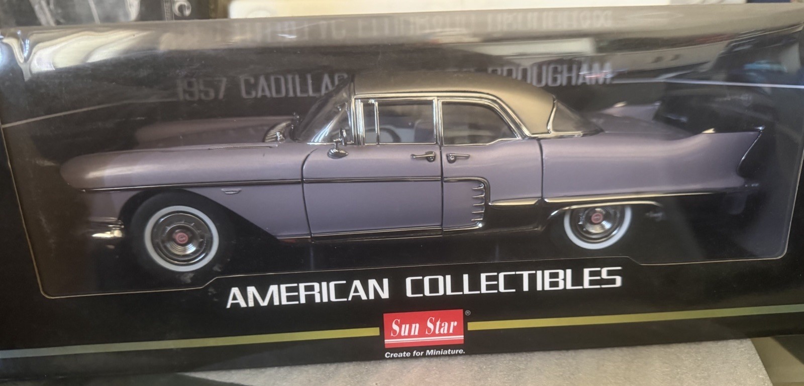 Sun Star 1957 Cadillac Eldorado 1/18 Model Car Brougham Rare Limited Edition